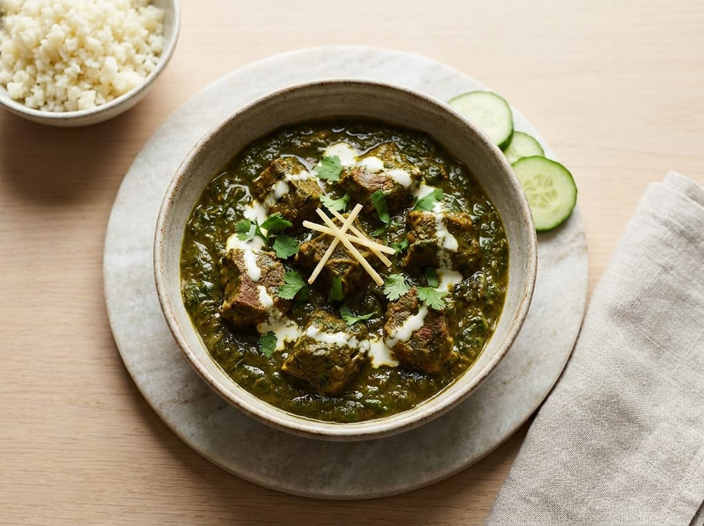 Saag Meat (Spinach & Lamb Curry)