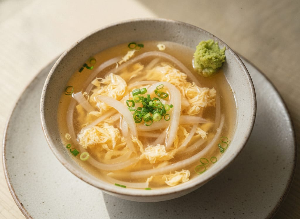 Daikon Radish and Egg Drop Soup (Tamago Jiru)