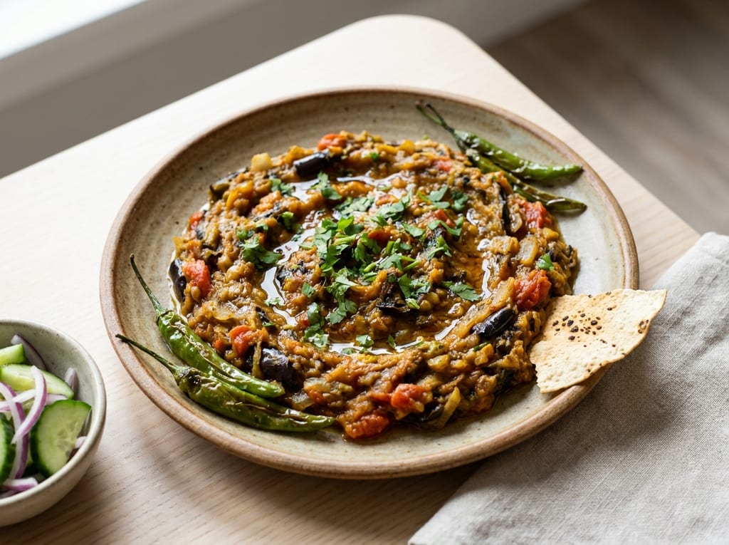Baingan Bharta (Roasted Eggplant Curry)