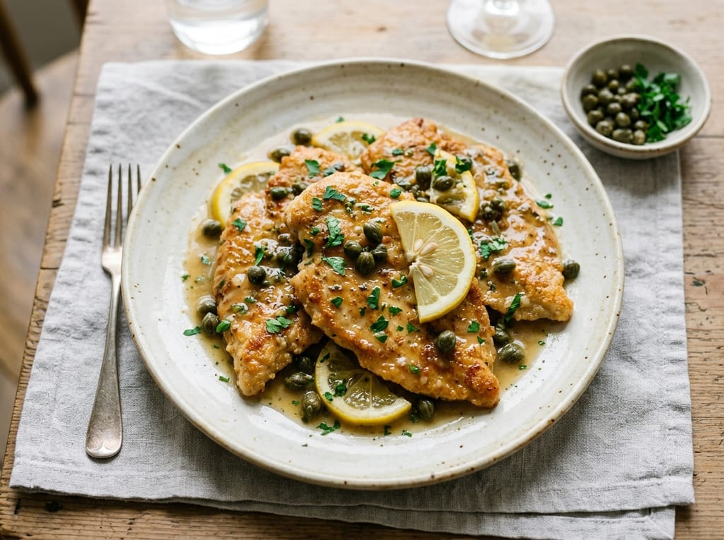 Chicken Piccata with Capers and Lemon