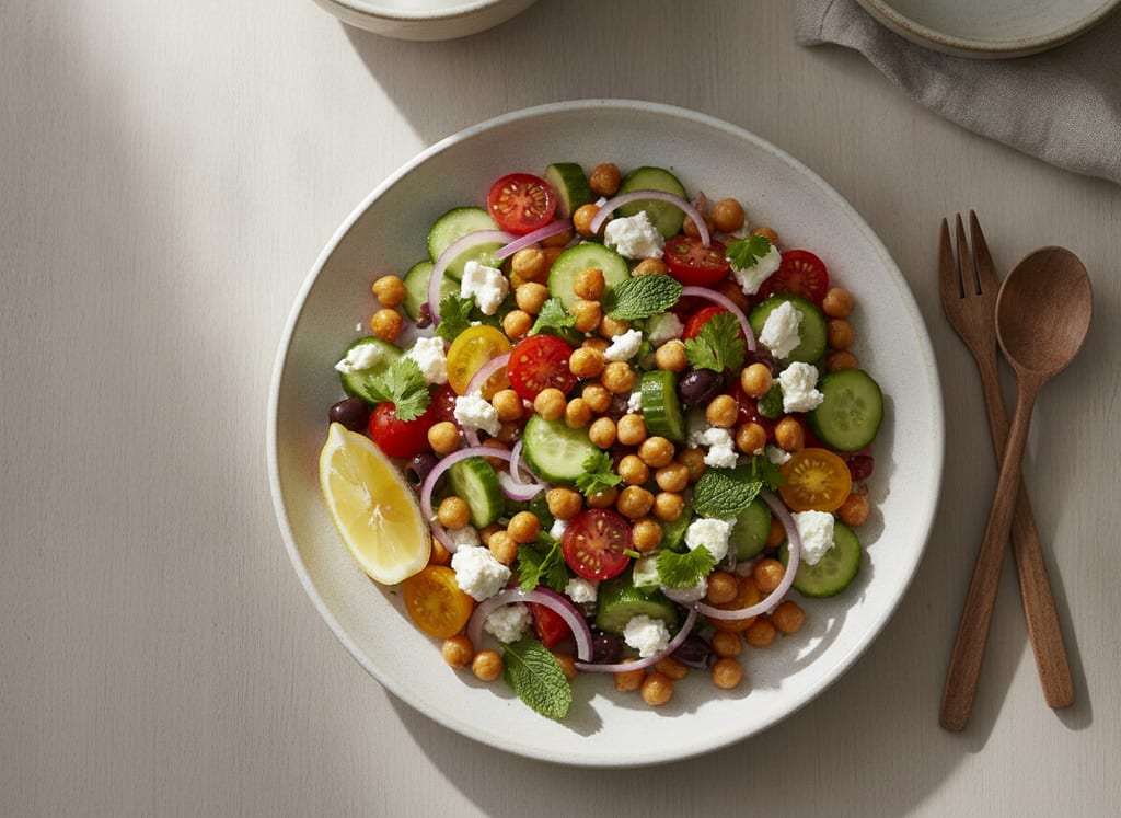 Mediterranean Chickpea Salad
