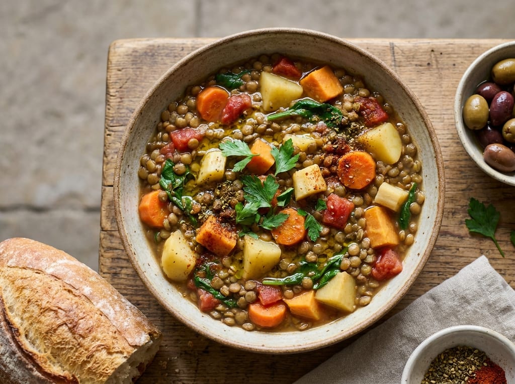 Mediterranean Lentil and Vegetable Stew