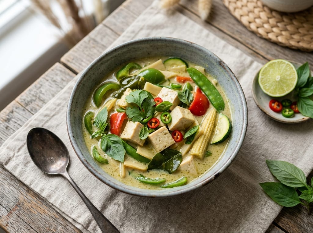 Green Curry with Tofu and Vegetables