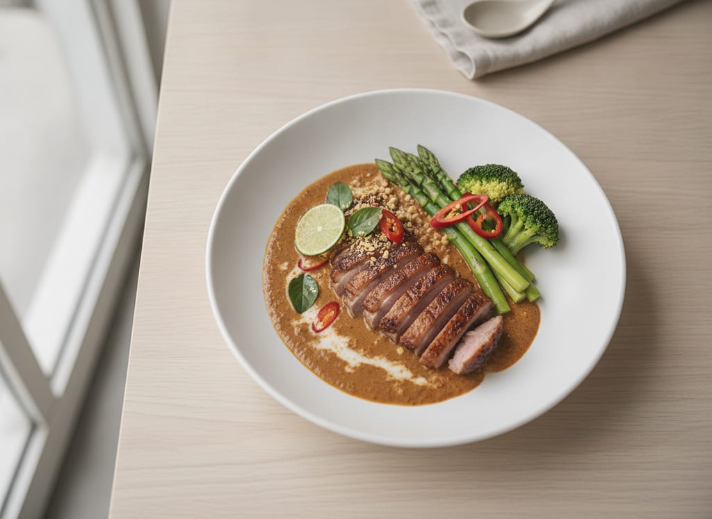 Panang Curry with Duck Breast