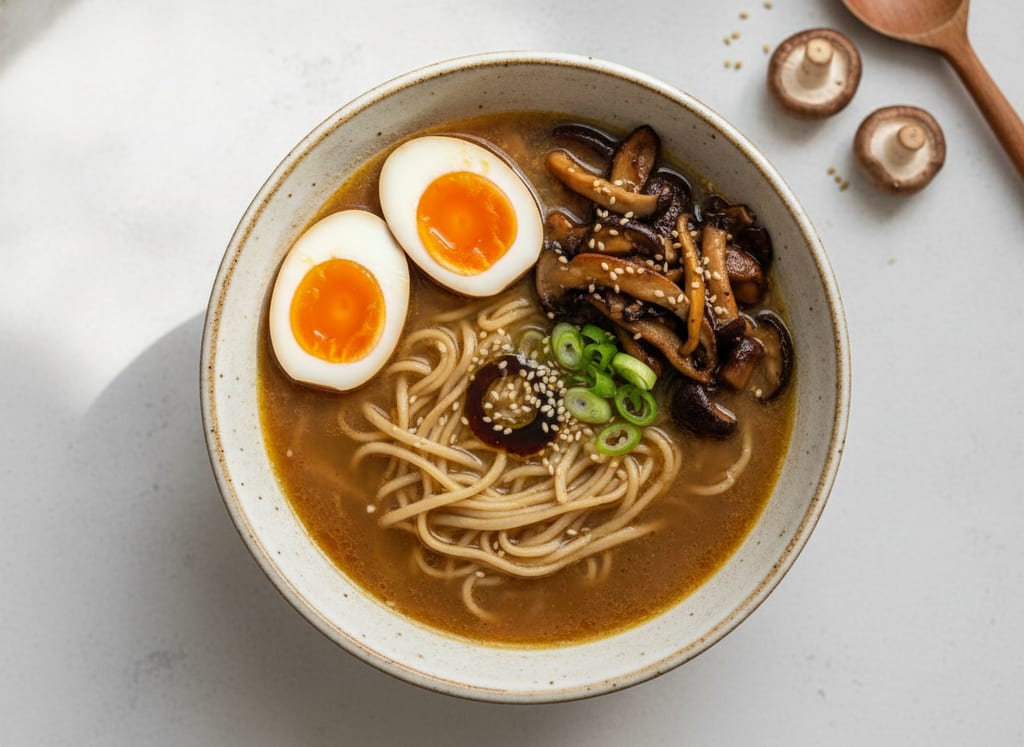 Mushroom and Miso Ramen