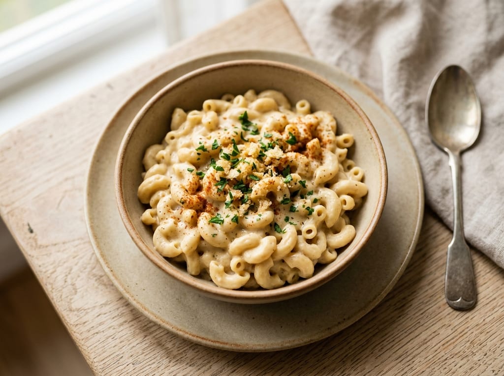 Creamy Cashew Mac and Cheese