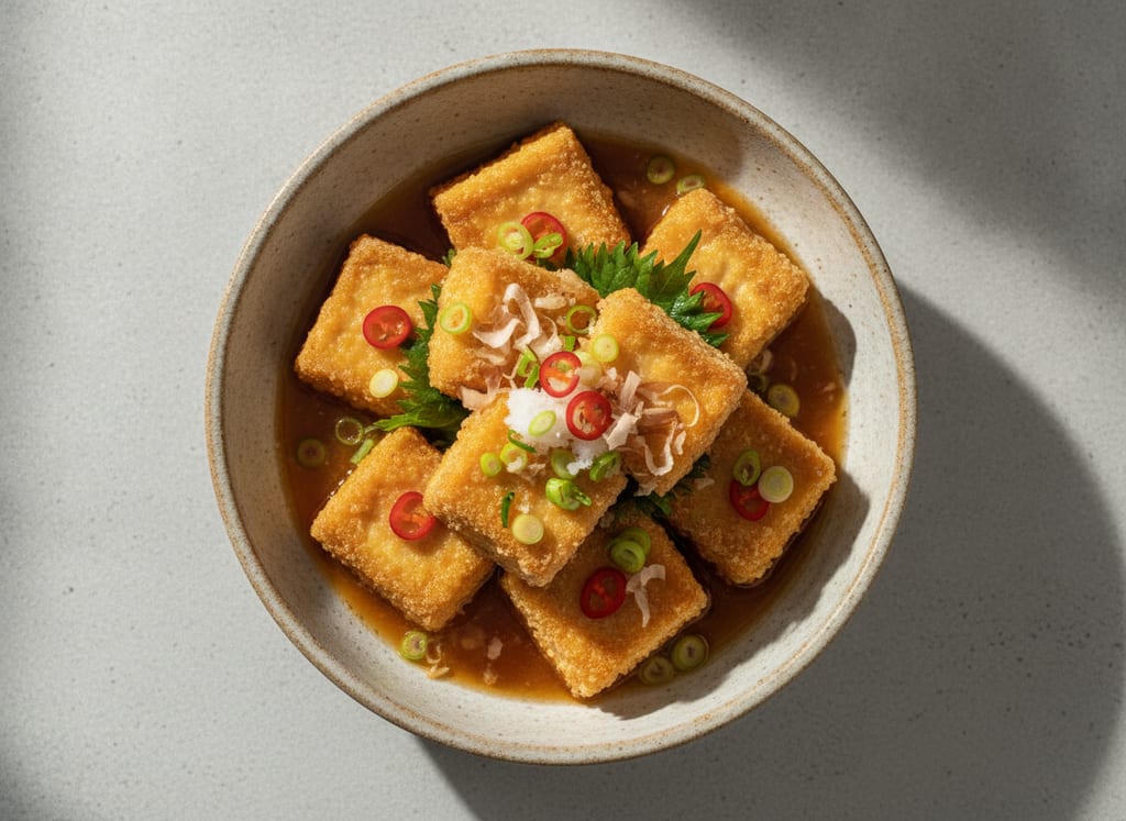 Agedashi Tofu with Ponzu Sauce