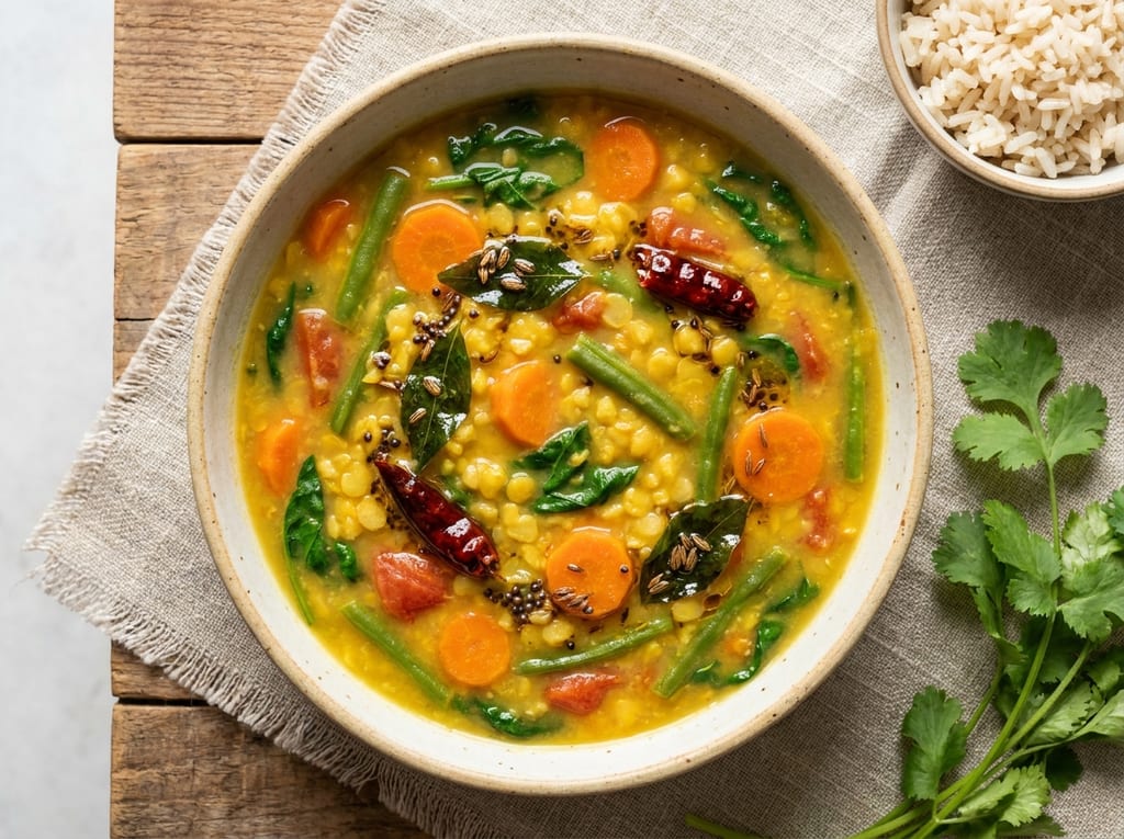 Toor Dal Soup with Vegetables
