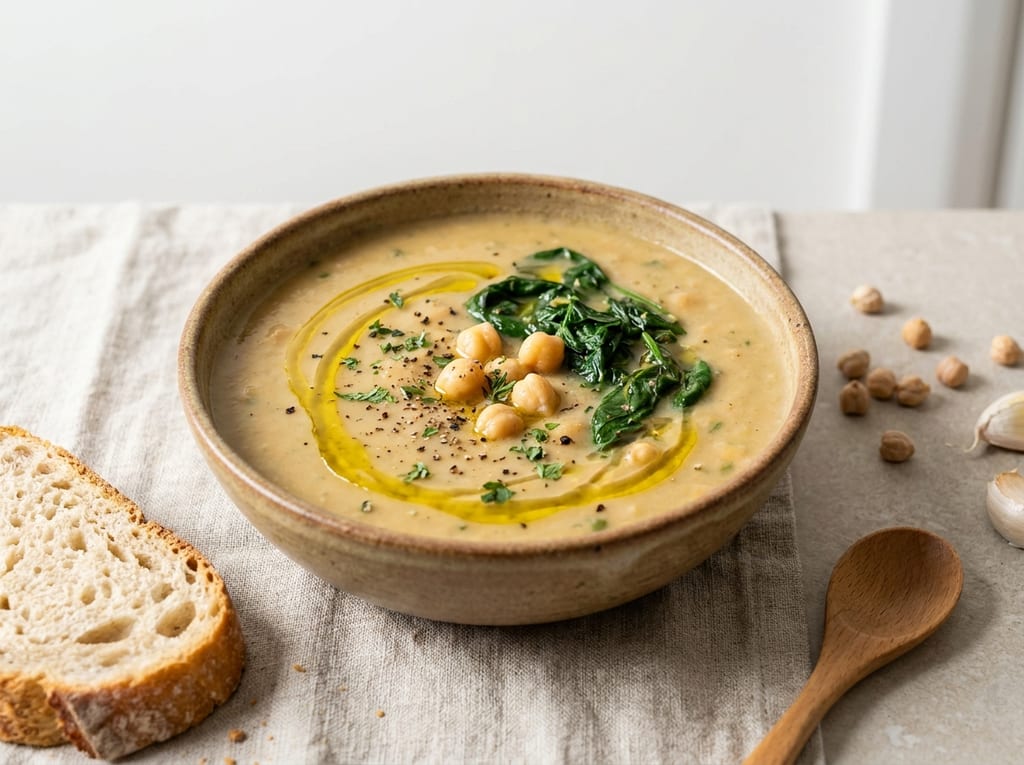 Chickpea and Spinach Soup
