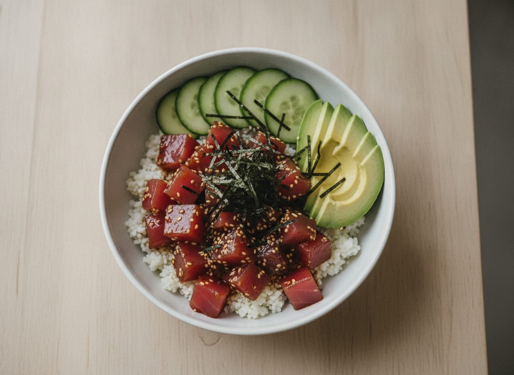 Sashimi-Grade Tuna Poke Bowl
