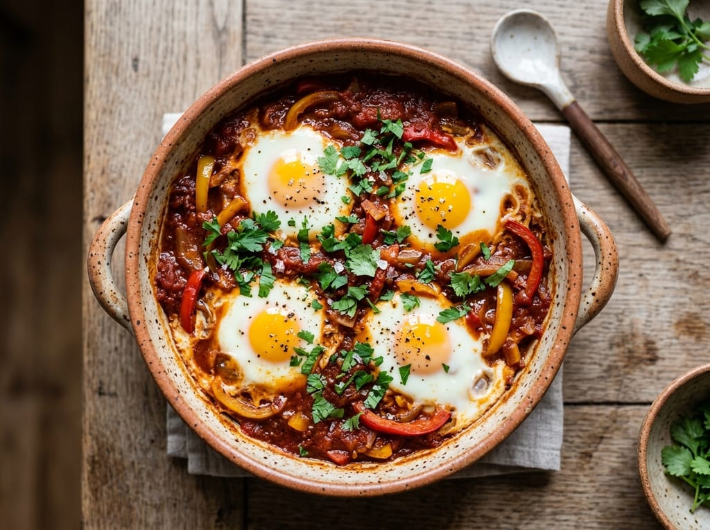 Baked Eggs in Tomato Sauce (Shakshuka)