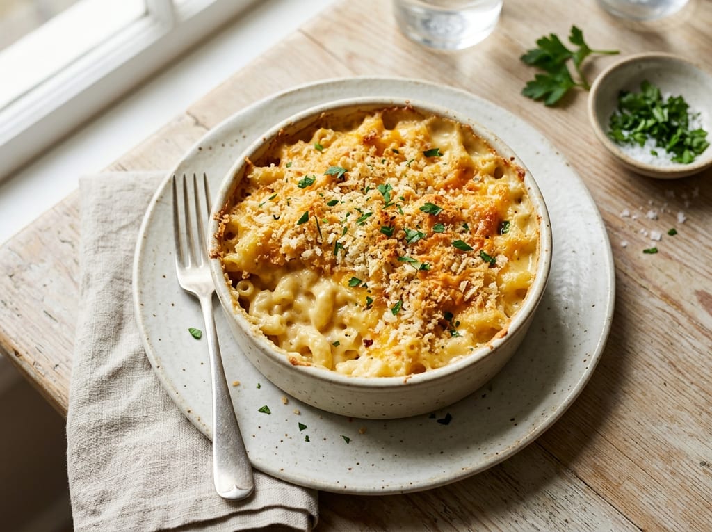 Three-Cheese Mac and Cheese Bake