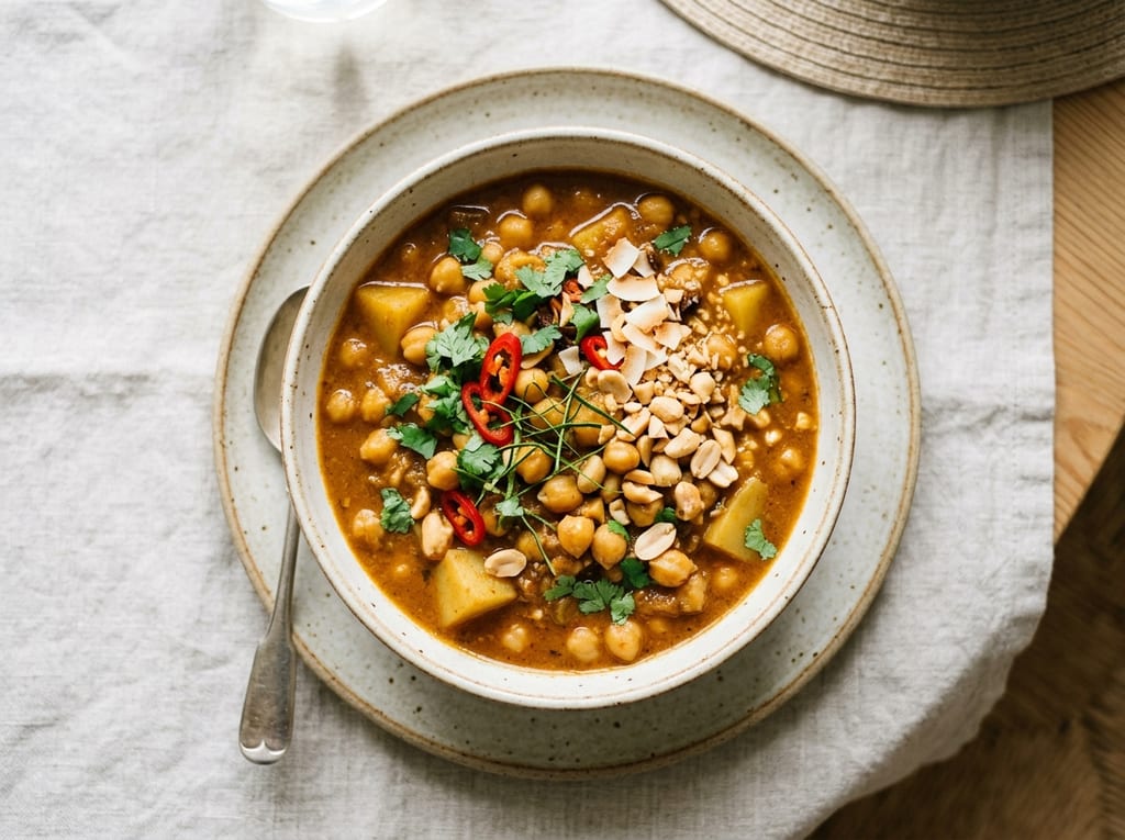 Massaman Curry with Chickpeas and Potatoes