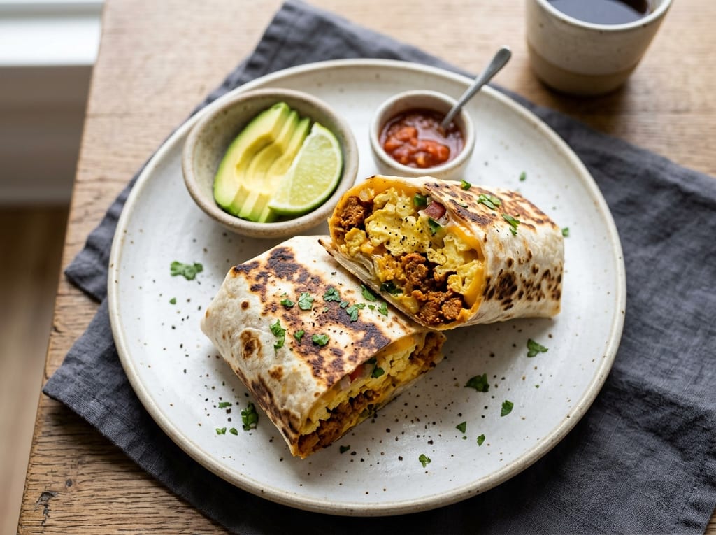 Chorizo and Egg Breakfast Burrito