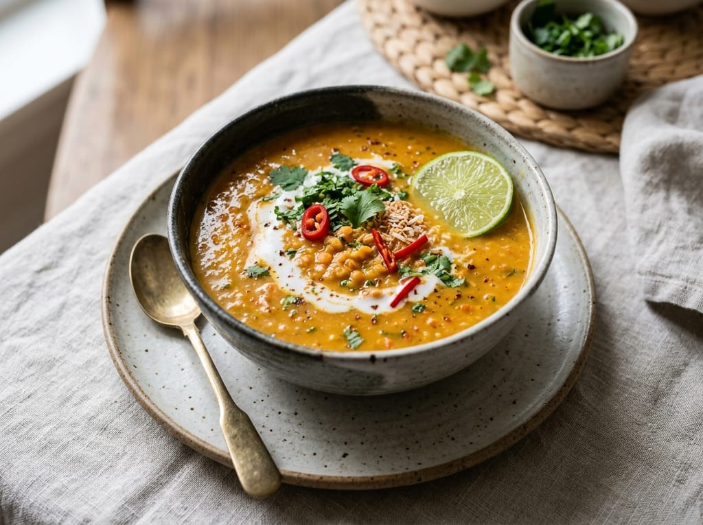 Thai Coconut Lentil Soup